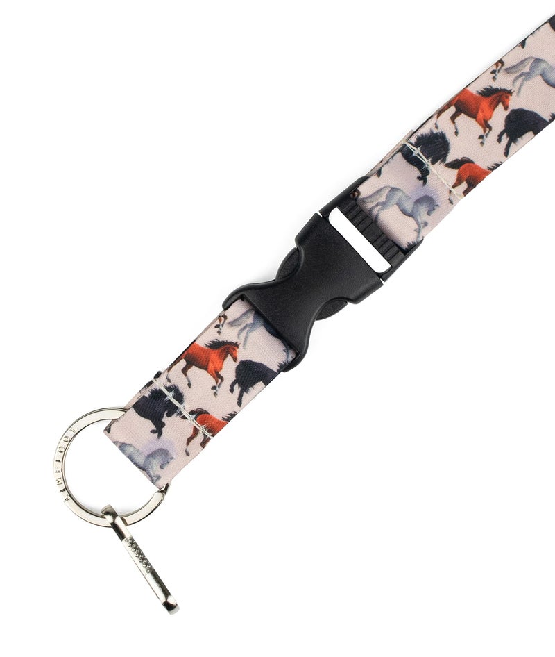 Limeloot Horses Premium Lanyard with Release Buckle, and Flat Ring - Image 2